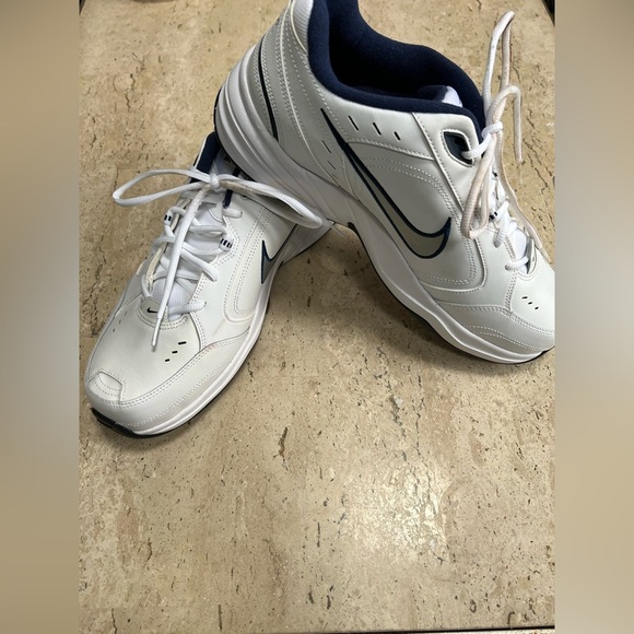 Nike Other - NIKE AIR MONARCH 4E FULL LENGTH AIR WHITE DAD SNEAKERS SIZE 13